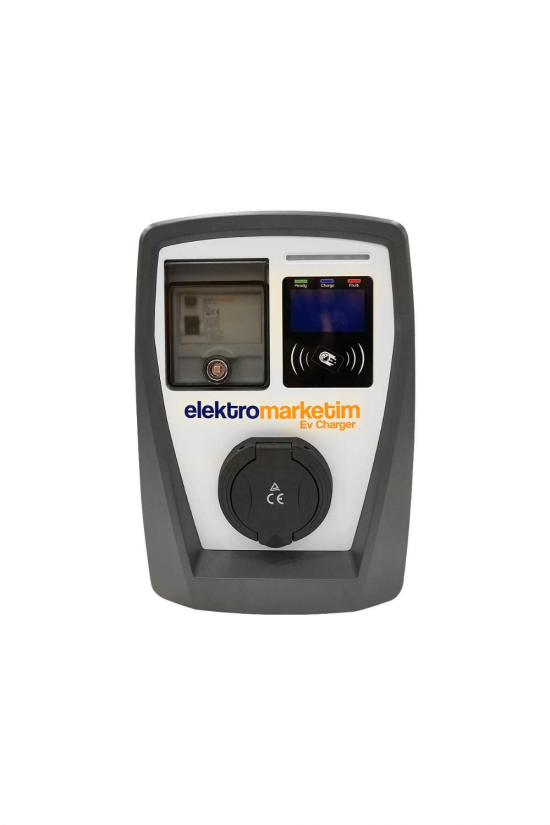 Elektromarketim EMEV 22kW Elektrikli Araç Şarj İstasyonu Elektromarketim EMEV 22kW Elektrikli Araç Şarj İstasyonu