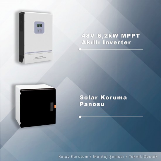 MATECH 10 kW Solar Paket Sistem (10000W/Gün) MATECH 10 kW Solar Paket Sistem (10000W/Gün)