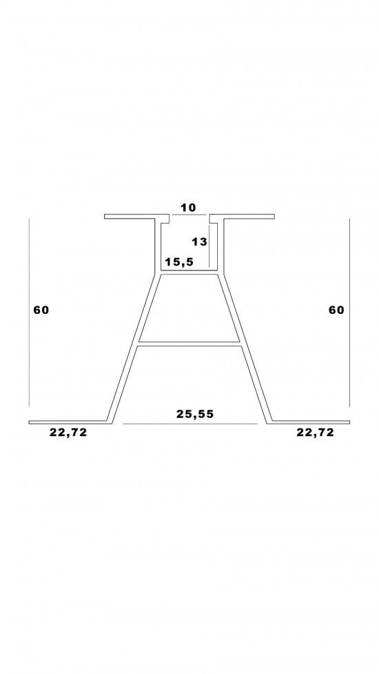 Güneş Paneli Montaj Profili - Alüminyum (2 Metre)