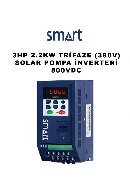 SMART 3HP 2.2KW (380V) SOLAR POMPA INVERTERİ