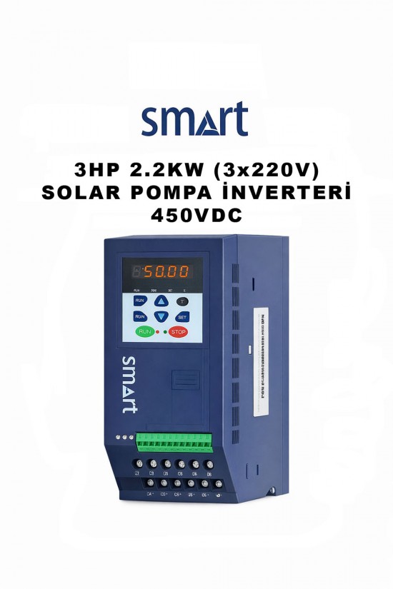 SMART 3HP 2.2kW (3x220V) SOLAR POMPA INVERTERİ