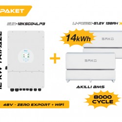 12KW On-Grid Hibrit Trifaz Paketi LV (48V)