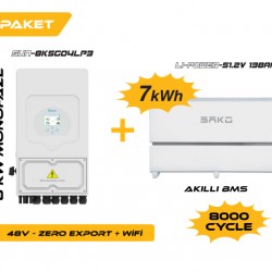 8KW On-Grid Hibrit Monofaz Paketi LV (48V)