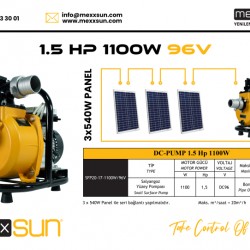 DC Yüzey Pompa 1.5Hp 1100W (SFP20-17-1100W/96V)